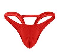 SDGR T-Back pour Homme Thong Briefs G-String Sretch Micro Underwear Lingerie Homme Latex