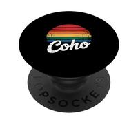 Sdicton COHO Funny Retro Sunset Vintage des années 70 PopSockets PopGrip Adhésif