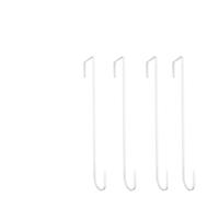 SDIUAKBV Crochets de Suspension pour Panier à Fleurs Crochet de suspension for couronne florale (1/2/4 pièces) à suspendre la porte, sans clou Pour le jardin(White 4pc)