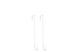 SDIUAKBV Crochets de Suspension pour Panier à Fleurs Crochet de suspension for couronne florale (1/2/4 pièces) à suspendre la porte, sans clou Pour le jardin(White 2pc)