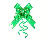 SDIUAKBV Nœuds à Tirer en Ruban Packaging Bow 60/40/10PCS Colorful Party Birthday Mother's Day Halloween Christmas Decoration(10PCS,Green)