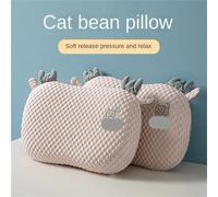 SDIUAKBV Oreiller Latex Oreiller rafraîchissant for Chat en Mousse à mémoire de Forme À Utiliser dans la Chambre(Blue)