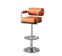 SDIUAKBV Tabouret de Bar Chaise de Bar Cuisine Haute Salle à Manger Dossier pivotant comptoir intérieur Fauteuil Tabouret(Color 06)