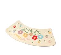 SDIUAKBV Tapis de Bain Incurvé Tapis antidérapant Semi-Circulaire à Motif imprimé Dessin animé for Salle de Bain, Coussinets antidérapants for Sol Souple Salle de Bain(Color 2,About 45x100cm)