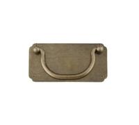 SDIUAKBV Tiroir Bague Poignée de Traction Poignée de porte d'armoire en laiton, poignée bibliothèque, placard, garde-robe, accessoires meubles cuisine cuivre Tiroir(Brass B Bronze)