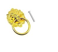 SDIUAKBV Tiroir Bague Poignée de Traction Poignée de tiroir, bouton traction, anneau 1/2/4/6, boîte à bijoux, armoire, commode, 41x69mm, 4 couleurs Tiroir(Golden,6 pieces)