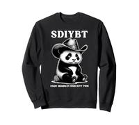 SDIYBT Start Digging in Your Butt Twin Meme 2025 Funny Panda Sweatshirt