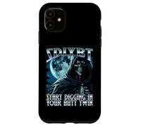 SDIYBT Start Digging in Your Butt Twin Meme 2025 Skeleton Coque pour iPhone 11
