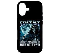 SDIYBT Start Digging in Your Butt Twin Meme 2025 Skeleton Coque pour iPhone 17