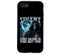 SDIYBT Start Digging in Your Butt Twin Meme 2025 Skeleton Coque pour iPhone SE (2020) / 7/8