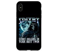 SDIYBT Start Digging in Your Butt Twin Meme 2025 Skeleton Coque pour iPhone XS Max