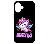 SDIYBT Start Digging in Your Butt Twin Meme 2025 Unicorn Coque pour iPhone 16
