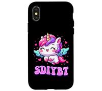 SDIYBT Start Digging in Your Butt Twin Meme 2025 Unicorn Coque pour iPhone X/XS