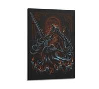 SDJWDAXN Poster décoratif sur toile représentant l'armée des morts-vivants et décoration murale moderne pour chambre à coucher (20 x 30 cm)