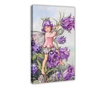 SDKAHKZO Impression sur toile représentant Cicely Mary Barker - Décoration murale pour maison, bar, restaurant, garage, café - 40 x 60 cm