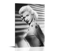 SDKLGNOPQB Poster de l'actrice Jayne Mansfield charmant et magnifique - Impression sur toile - Décoration murale moderne pour chambre à coucher - 20 x 30 cm