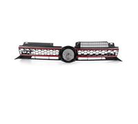 SDLDCVXZ Grille de radiateur de pare-chocs avant de voiture en nid d'abeille compatible avec VW Golf 6 MK6 2009 2010 2011 2012 2013 GTI Style Center Racing Grill(Red Line)
