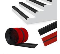 SDLDEER Nez de marche autocollant - 6 m - Antidérapant - Protection de nez de marche - Antidérapant - Pour l'extérieur et l'intérieur - Noir