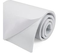 SDLDEER Plaque de mousse en néoprène auto-adhésive multifonction en mousse (Blanc, 300mm X 6mm X 1.5m)