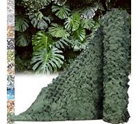 SDLLG Filet de Camouflage épais 210D - Protection Solaire - pour décoration, Paysage forestier, Chasse, Brise-Vue, extérieur, Camping, Jardin, décoration de fête