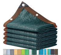 SDLLG Filet de Jardin avec œillets - Vert - D - 2 x 2 m - Voile d'ombrage en polyéthylène Haute densité - Filet d'ombrage Coupe-Vent - Filet de Protection UV - pour Jardin, Terrain de Sport