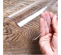 SDLLG Nappe en PVC Transparent - 2 mm - 30 x 40 cm - Film de Protection pour Le Contact avec Les Aliments - Étanche - Résistant à l'huile