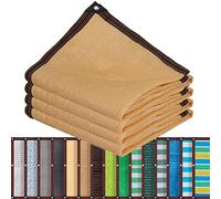 SDLLG Voile d'ombrage avec œillets - Filet d'ombrage avec 90% d'ombrage - Filet de Protection UV - 2 x 2 m - 15 Couleurs - Convient pour Votre Jardin, Protection Solaire, Brise-Vue, clôture