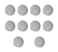 Sdlnklm 10 Pièces Couverture Anti-bruit Housse Souple pour Réduction des Bruits Adaptée aux Interviews, Blanc