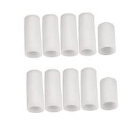 Sdlnklm 10 Pièces Doigt Tube Gaine Manchon Silicone Couper Flexible Soulage Atténue Douleurs Facilement Transportable Adapté Sortie Maison, Couleur Nu