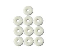 Sdlnklm 10 Pièces Euphonium Coussin Bouton Feutre Rondelle Valve Pad Remplacement Pièce Instrument Matériau Feutre Conçu pour Musiciens Réparation Instruments, euphonium