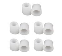 Sdlnklm 10 Pièces Manchons Orteils Protège-orteils Embouts Gel Orteils Coussins Protecteurs Orteils Matière Souple Élastique pour Orteils Croisés Marche,