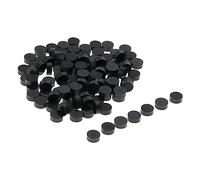 Sdlnklm 100 Pièces Marqueur de Frette Guitare Points de Repère Autocollants Matériau Acrylique Convient pour Remplacement Réparation Guitare Classique Électri, Noir 6,3 x 2,5 mm
