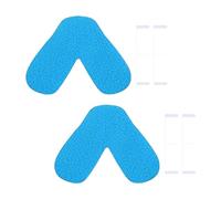 Sdlnklm 2 Pièces Coussinets Nasaux Pads Protection Anti-indentation Oreiller pour Absorption Huile Double Sided Velvet Convient Aux Adultes Souf, Bleu 2 pièces