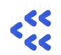 Sdlnklm 2 Pièces Coussinets Nasaux Pads Protection Anti-indentation Oreiller pour Absorption Huile Double Sided Velvet Convient Aux Adultes Souf, Bleu foncé 5 pièces