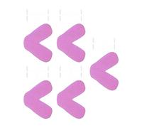 Sdlnklm 2 Pièces Coussinets Nasaux Pads Protection Anti-indentation Oreiller pour Absorption Huile Double Sided Velvet Convient Aux Adultes Souf, Rose 5 pièces