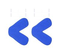 Sdlnklm 2 Pièces Coussinets Nasaux Pads Protection Anti-indentation Oreiller pour Absorption Huile Double Sided Velvet Convient Aux Adultes Souf, Bleu foncé 2 pièces