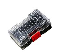 Sdlnklm 32 Pièces Embouts de Visseuse Électrique Embouts Porte-embouts Coffret de Rangement Kit de Bricolage Positionnement Centré Boîtier Protecteur pour Ameublement Réparation Maison Interventions