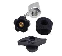 Sdlnklm 4 Pièces Support de Cymbale Batterie Fixation Accessoires Montage Universel Stabilisateur Portable en PP pour Studio Adapté aux Ensembles Orchestre