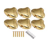 Sdlnklm 6 Pièces Tuning Pegs Boutons pour Guitare Électrique Capuchon de Bouton Universel En Matériau PP Protection Antirouille Remplacement Précis Convient I, style 5