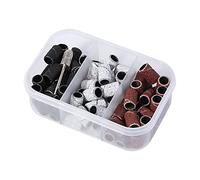 Sdlnklm 75 Pièces Bandes de Ponçage Ongles Manchon Tambour Kit Mandrin Papier Abrasif Pratique Solide Convient Utilisation Salon Beauté Maison DIY, 75pcs couleur mélangée