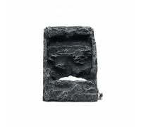 Sdlnklm Aquarium Élément Roche Blanche Effet Sable Résine Montage Facile pour Aquarium Adapté Animaux Aquatiques Décoration Maison Bureau 14x13x18cm