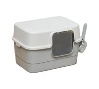 Sdlnklm Bac à ère pour Chat avec Couvercle et Capot, Bac à ère Portable, Protection, Entrée Basse, Amovible, Grand Bac à ère pour Chat, Bac à
