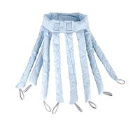 Sdlnklm Bigoudis Cheveux Ensemble Ruban Boucleur Styler Non Chauffant Tissu Doux Réglage Facile Application Nuit Séjour Déplacement, Bleu pour cheveux longs, 67cm