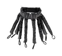 Sdlnklm Bigoudis Cheveux Ensemble Ruban Boucleur Styler Non Chauffant Tissu Doux Réglage Facile Application Nuit Séjour Déplacement, Noir pour cheveux courts, 67cm