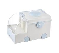 Sdlnklm Boîte de Secours Boîte de Rangement Trousse de Première Intervention Organisateur Polyvalent Matériau Résistant Convient Aux Familles Bureaux Voitures, bleu