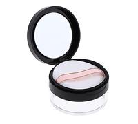 Sdlnklm Boîte Vide Poudre Libre Coffret Poudre Visage Pot Maquillage avec Tamis Miroir Houppette en PP Adaptée au Capacité