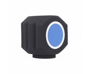 Sdlnklm Bouclier Studio Absorption Bruit Anti Parasite Filtre Voix Adapté Podcasts Musiciens Diffusion Studio Enregistrement, Noir, F13 Coton Insonorisant Et Coupe-Vent Maille Bleue Horizontale