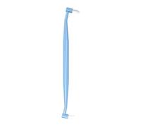 Sdlnklm Brosse à Dents Double Embout Chat Brosse Long Manche Nettoyage Brossage Réutilisable Fonction Antidérapante Convient Aux Chats Chiens Petits Animaux, Bleu