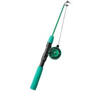 Sdlnklm Canne à Pêche Télescopique pour Chats - Un Jouet Divertissant et Un Cadeau Original pour Les Animaux de Compagnie, Vert