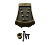 Sdlnklm Chevalet de Mandoline Cordier de Remplacement Pièce Détachée Robuste Support En Alliage pour Durabilité Accrue Approprié pour Luthiers et A, Bronze